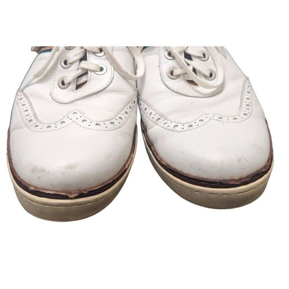 Royal Albatross Kingsman White Navy Spikeless Golf Shoe Size 11 - Picture 4 of 8